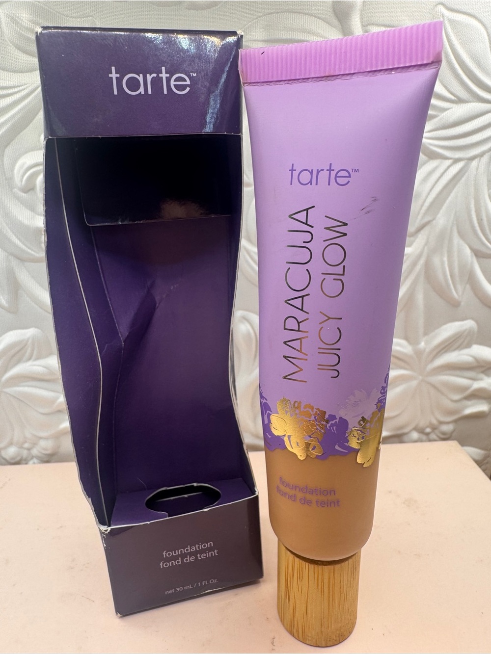 Tarte maracuja juicy glow fond de teint ‘35n medium neutral’ foundation 1oz